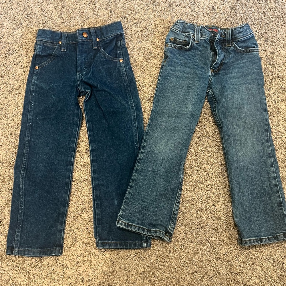 3 pair of Boys Wranglers